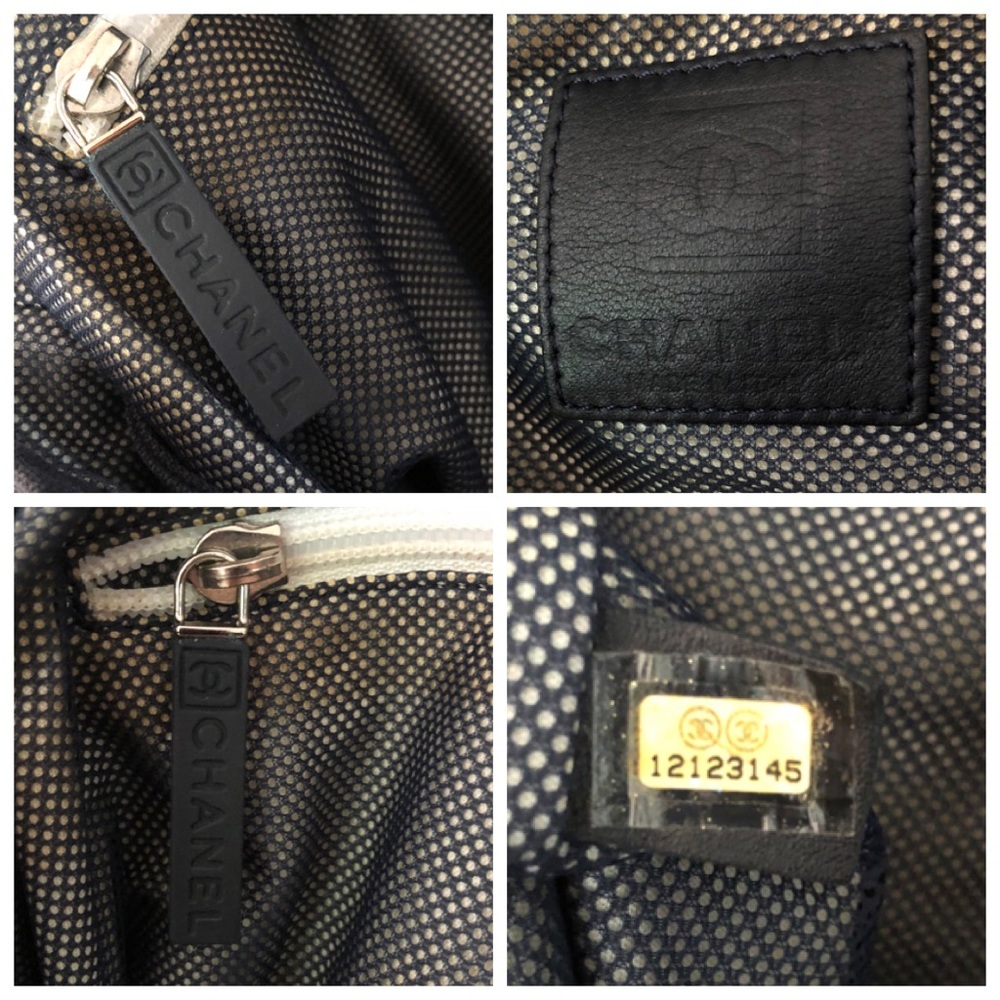 Chanel Large Navy Classic Tote Bag - Picture 15 of 16